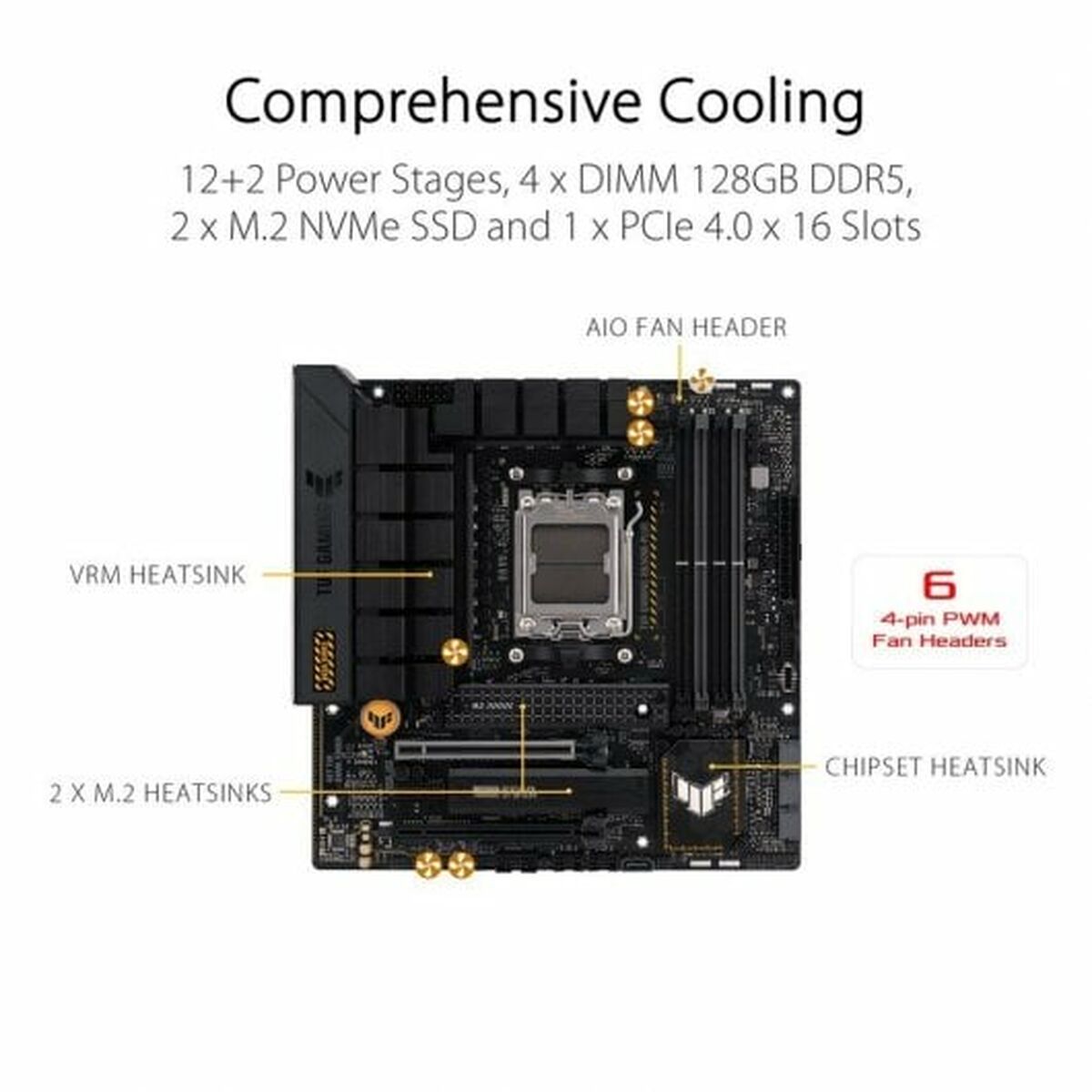 Motherboard Asus AMD AM5 AMD AMD B650